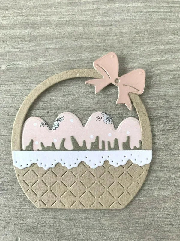 Easter Eggs Flower Basket metal Cutting Dies Stencils DIY Scrapbooking Paper/photo Cards Embossing Dies