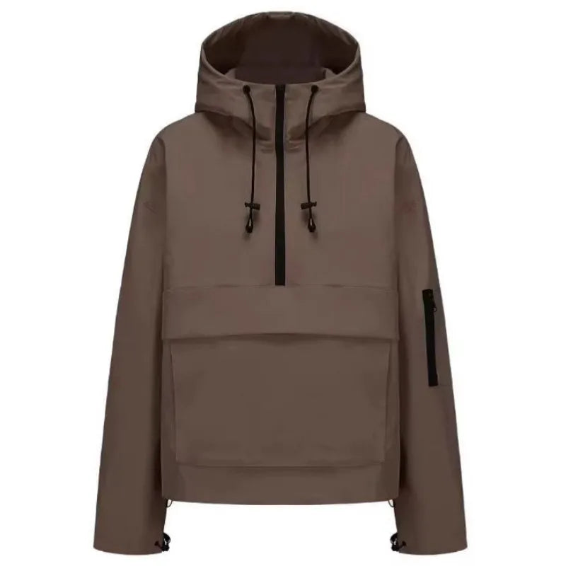 New Women's Casual Sports Trench Coat Spring Autumn Hooded Parker Outerwear Fashion Female Pullover Jumper Suit Jacket Zipper