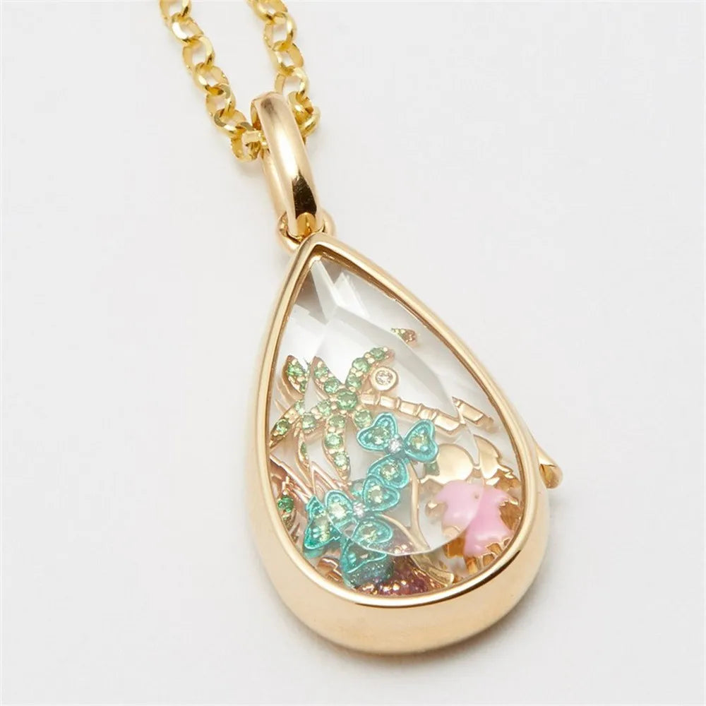 Open Pendant Necklace for Women Girls Simple Fashion DIY Accessory Necklace 2025 New Trendy Cute Chain Necklace Jewelry Gift