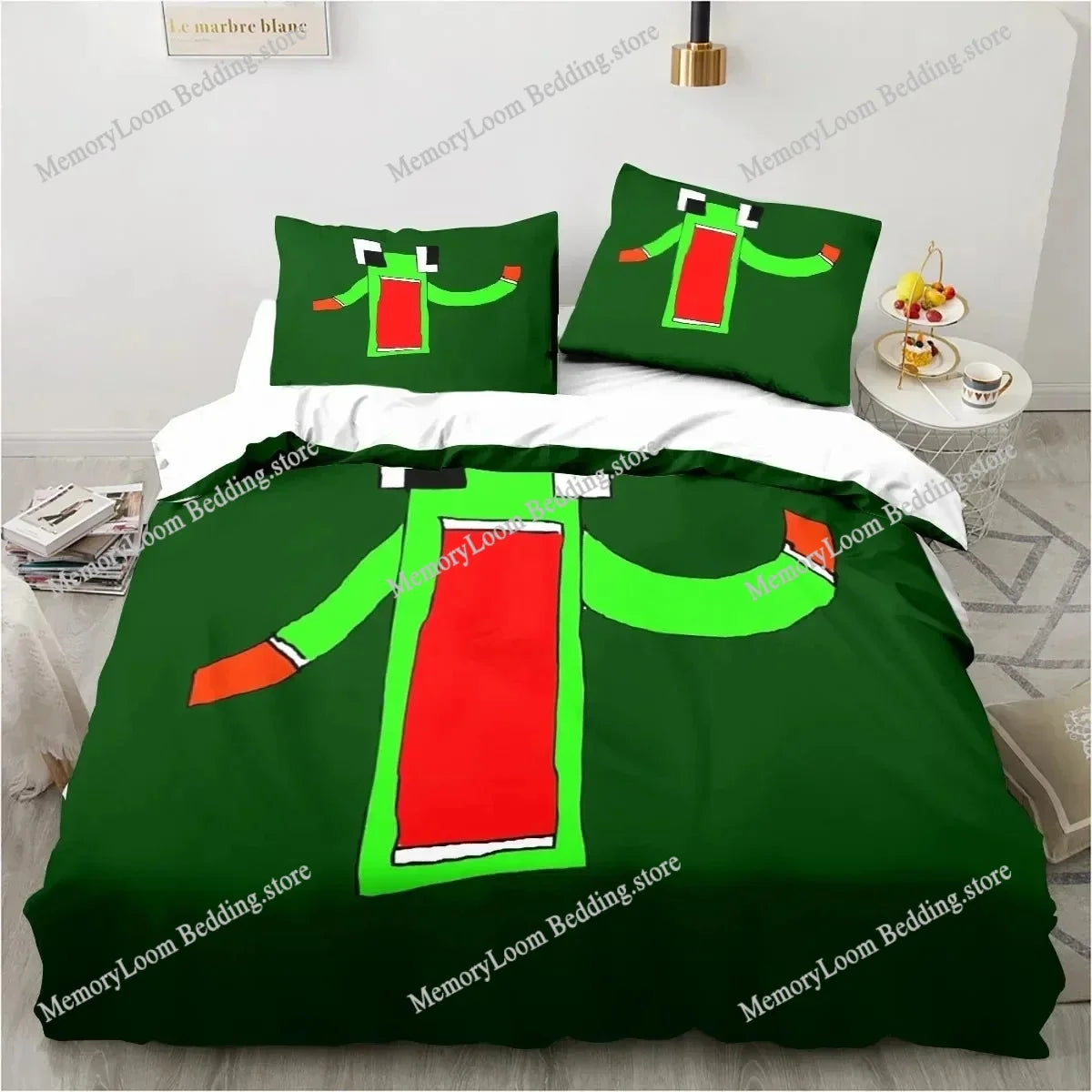 Cartoon Funny Play Unspeak.able Bedding Set Bedroom Soft Bedspreads for Bed Comefortable Duvet Cover Quilt and Pillowcase