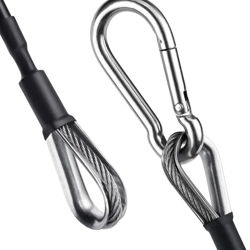 1/2Pcs 25cm Gym Cable Extension Compatible with Bowflex Home Gym Accessories for LAT/Tricep Pull Down and Leg Extensions Machine