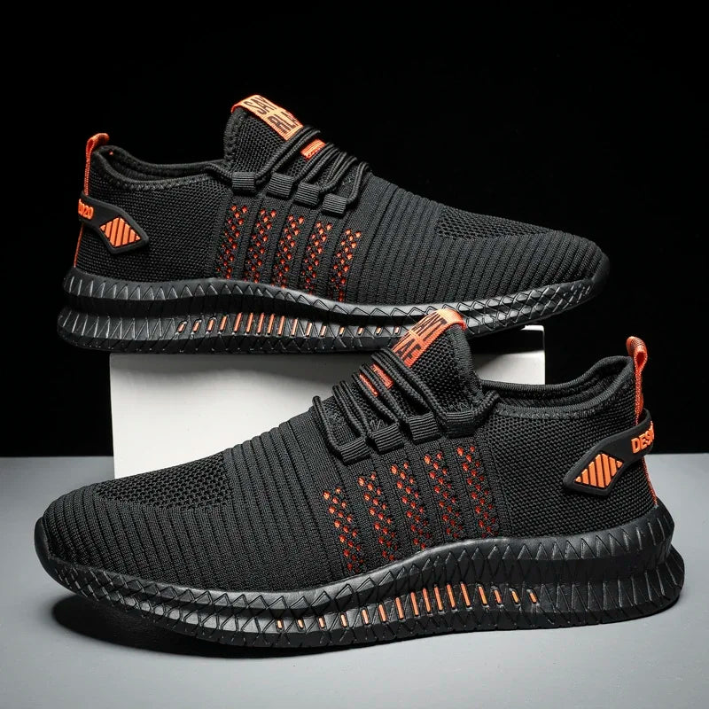Fashion Sneakers Lightweight Men Casual Shoes Breathable Male Footwear Lace Up Walking Shoe Mens Casual Summer Shoes