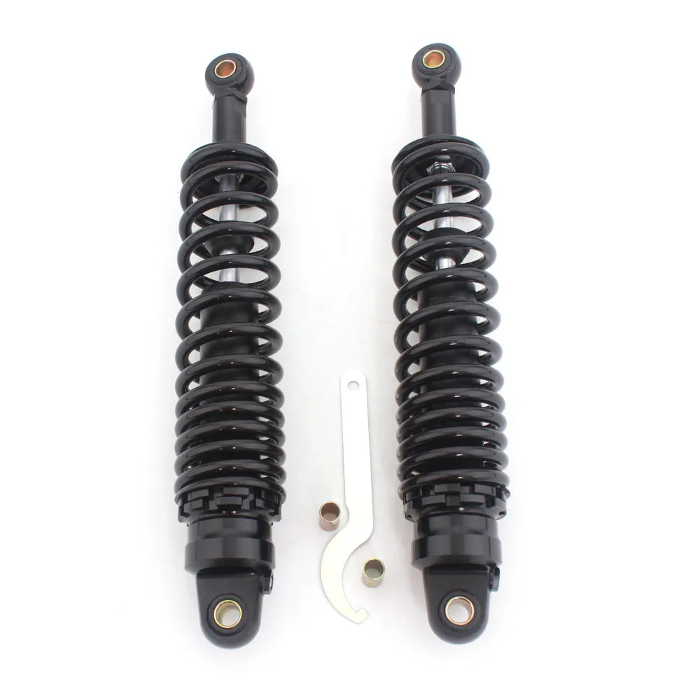 Motorcycle Accessories 1 Pair Rear Shock Absorbers Black 360mm Universal For Harley Kawasaki Honda Yamaha Suzuki ATV
