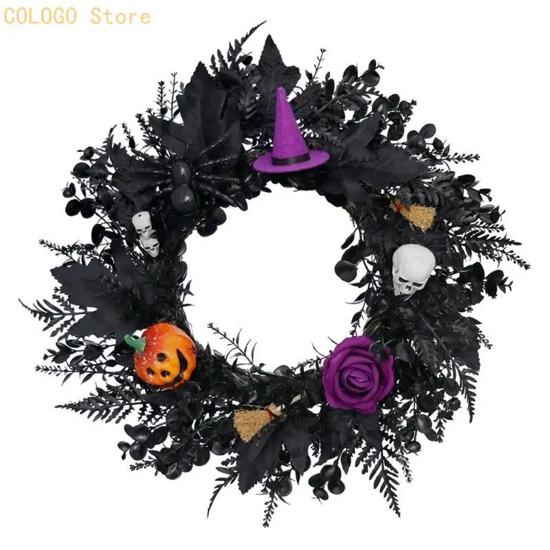 Holiday Party Wreath for Wall or Door Seasonal Accent Decoration D0LD