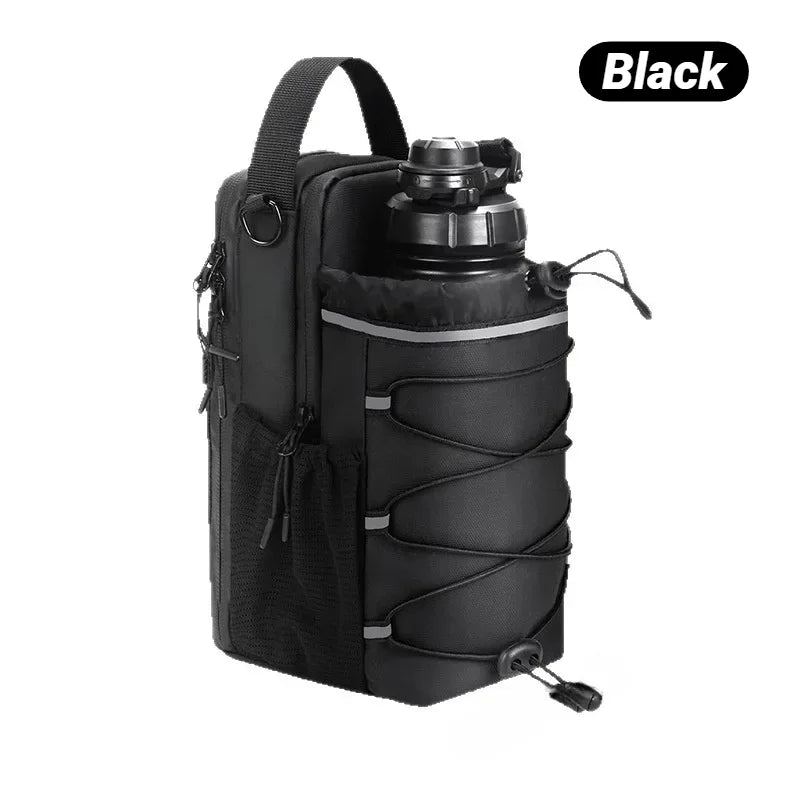 Magnetic Gym Bag For Men And Women – Sling Bottle With Attachment | Water Holder, Pouch, Crossbody Accessories Organizer
