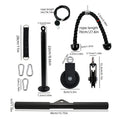 9 Pieces/Set Of Pulley Rope Fitness Equipment, Arm Strength Trainers, Home Exercise Equipment Set, Fitness Accessories