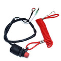 Engine Emergency  Outboard Engine Motor Scooter ATV Kill Stop Switch Safety Tether Cord Lanyard
