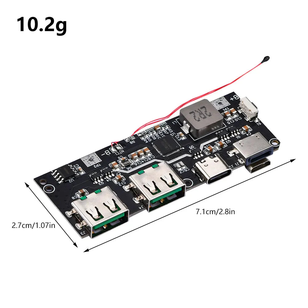 22.5W Fast Charging Wireless Charger Module Support SCP VOOC High Current Output Type-A USB QC PD PPS Protocols