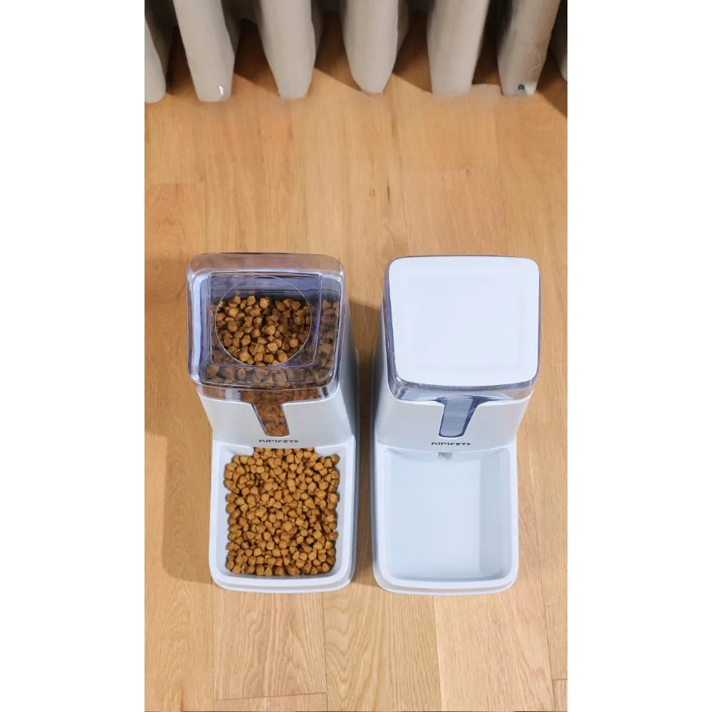3.5L Large Capacity Auto Pet Food Feeder Dispenser - Automatic Timet Feeding Supplies, Hassle-Free Pet Food Dispensing Tool