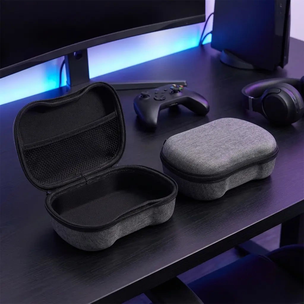 Gaming Accessories Hard Storage Case Organizer Box, Game Controller Storage Pack Compatible with PS5, PS4, XBOX
