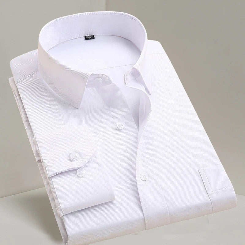 Men's Dress Shirt Designer Fashion Casual Long Sleeve Male Business Formal Shirt Slim Fit Camisa Social Masculina Clothing