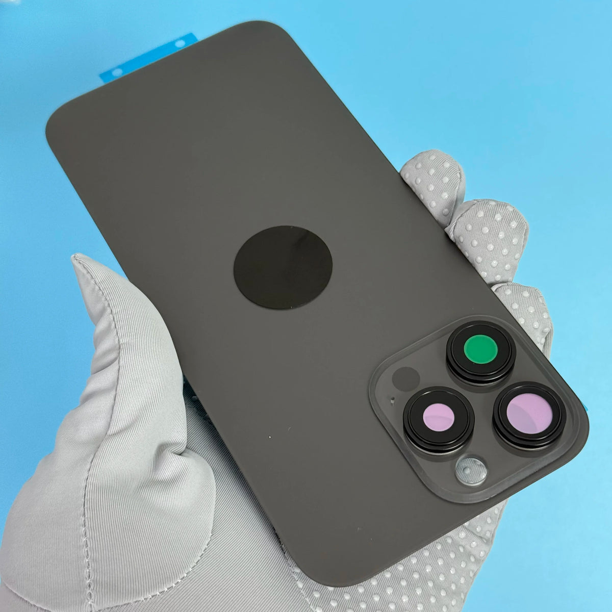 Rear Back Glass Replacement For iPhone 15 Pro 16 Pro Max Rear Cover With Camera Lens Bracket Built-in Magnets Repair Spare Parts