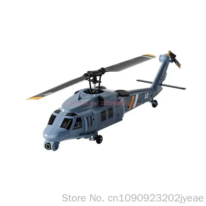 4drc L2 Rc Helicopter 8k Aerial Camera Builtin Screen Remote Control 6axis Gyro Single Blade Black Hawk Apache Military