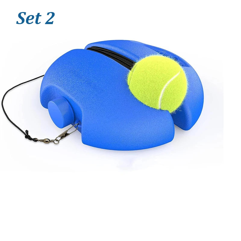 Tennis Training Ball with String & Rebound Baseboard Self Practice Tool Beginners Sport Exercise Solo Tennis Training Equipment