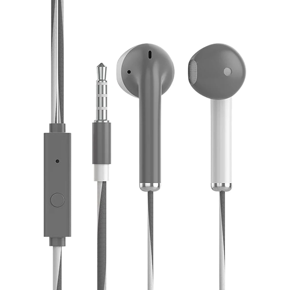 3.5mm Wired Headphones With Bass Earbuds Stereo Earphone Music Sport Gaming Headset With mic For Phone  MP3/MP4