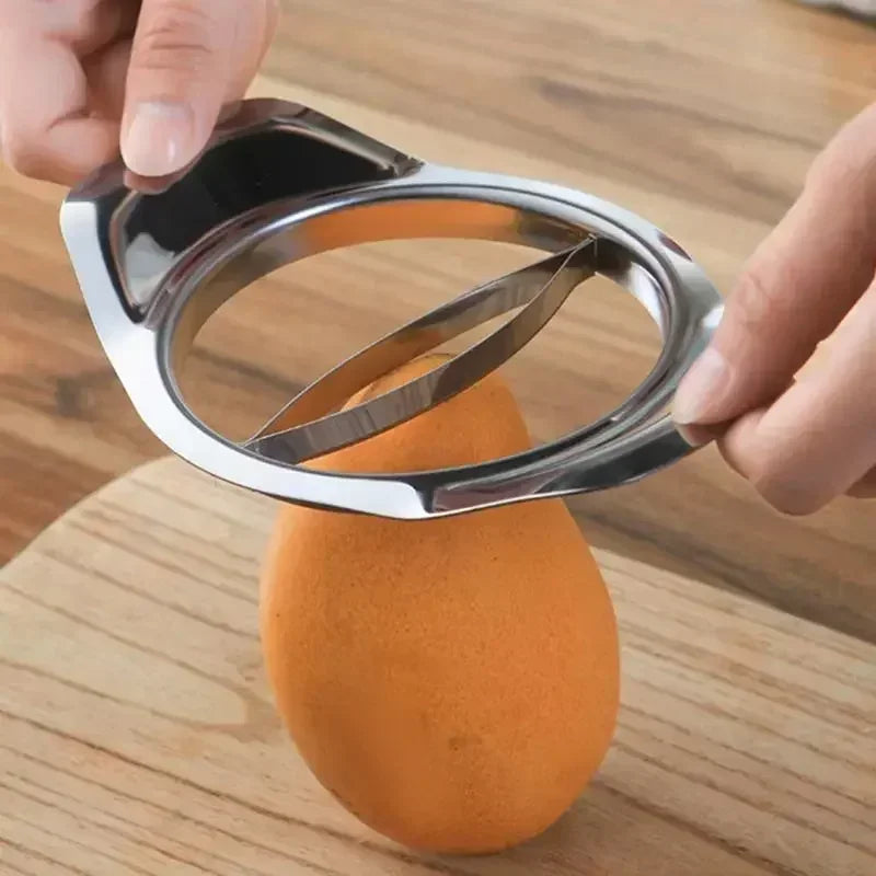 Kitchen Convenience Tools Mango Cutter Fruit Splitter Tools Mango Knife Mangos Corer Stainless Steel Mango Slicer Peeler Gadgets