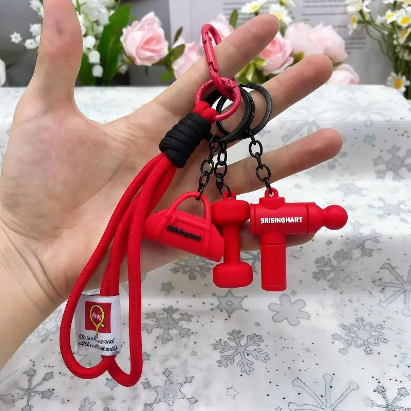 1Pc Fitness Keychain For Gym Lovers Premium Gift For Gym Bags Water Bottles D Buckle Sports Style Keychain Accessories