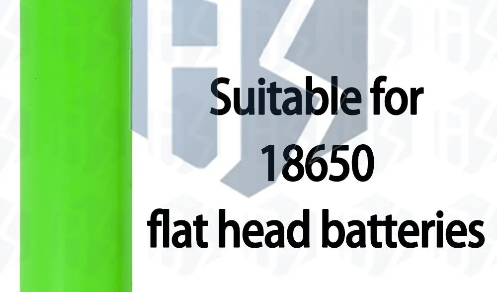 Hellgrünes zylindrisches Metall-Akkugehäuse für 18650-Flachkopfbatterien, ausgelegt für ein DIY-Metall-Powerbank-Baukastenset mit USB-Ladegerät-Eingang 5 V und Ausgangs-5-V-Funktionalität.