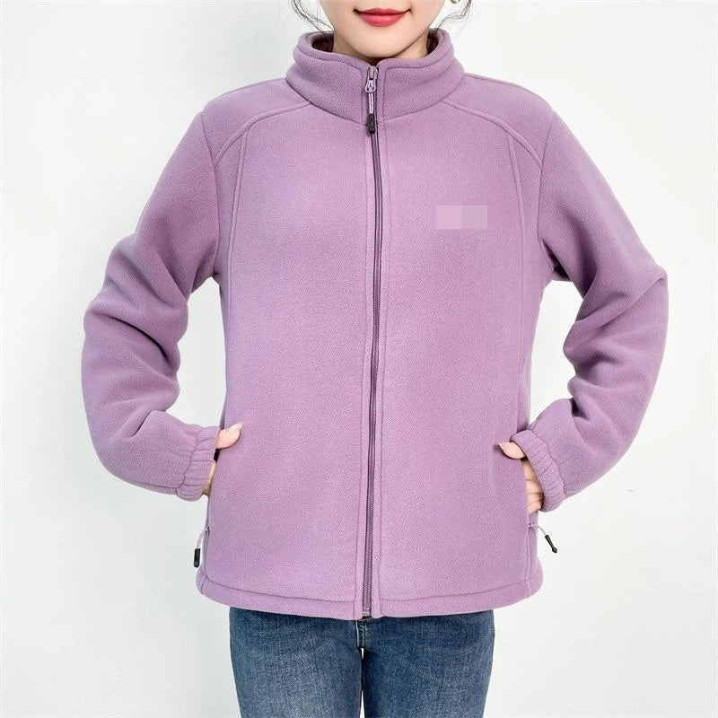 Womens Winter Sports Running Jackets Fleece Hiking Camping Thermal Warm Coat Windbreaker Jogging Coats Winter Clothes
