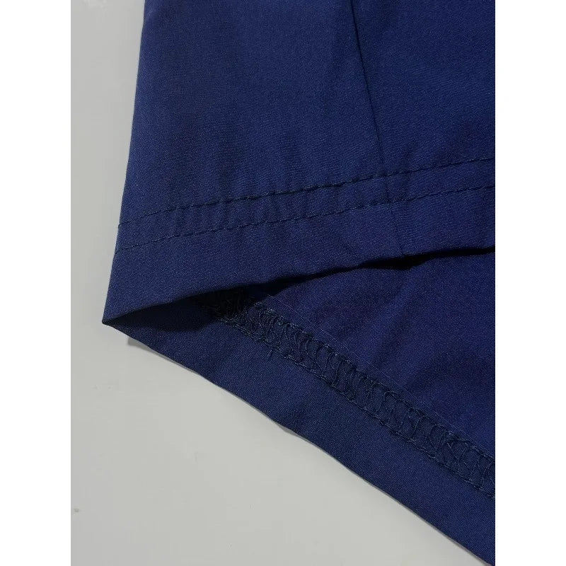 Women's summer shorts are made of slightly elastic and comfortable fabric. Comes with drawstring waistband and pockets