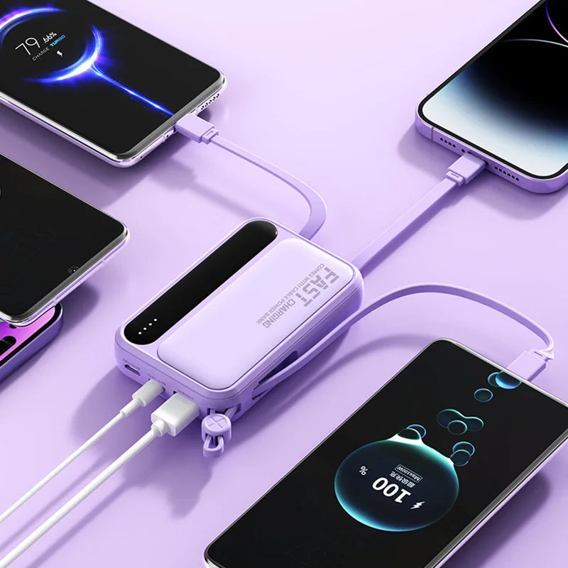 OnePlus 30000mAh Power Bank BuiIt in 4 Lines Super Fast Charging Large Capacity Portable External Battery for All Phones Android