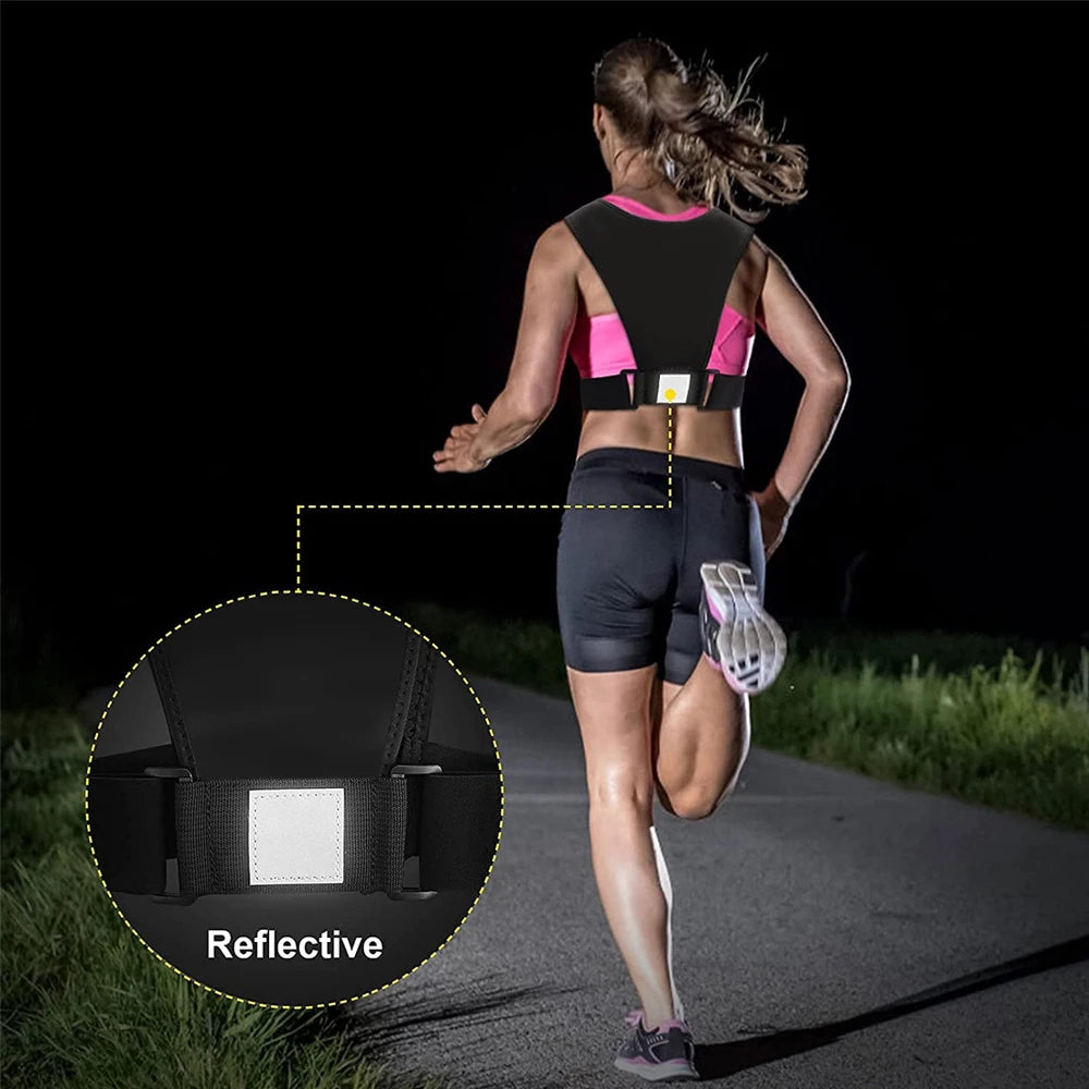 Adjustable Running Vest Phone Holder for Men Women, Cell Phone & Key Pouch, Hydration Vest Train Free Workout Gear -Lightweight