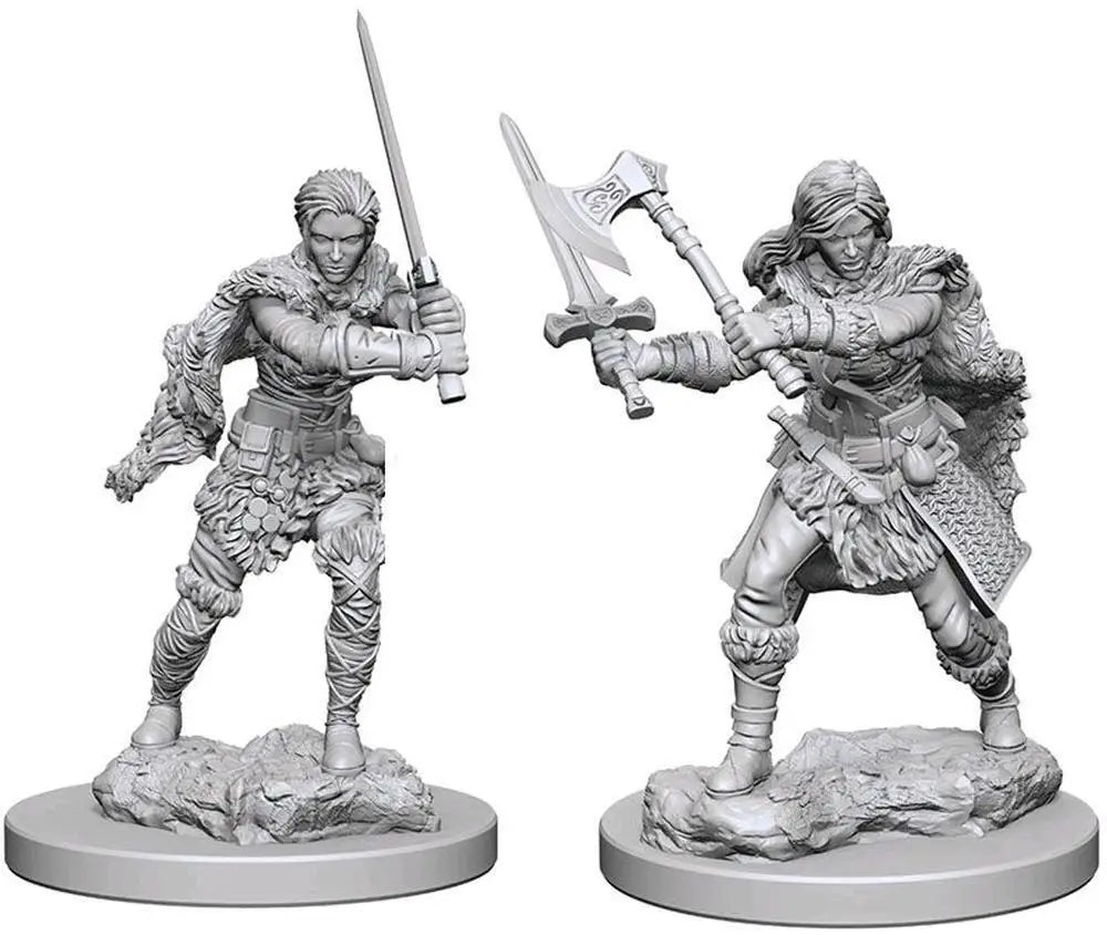 Lot Skeletons Dragonborn Fighter Orc Barbarian Paladin Dwarf Fighter Warlock Miniatures Nolzur's Miniatures Board Game Models
