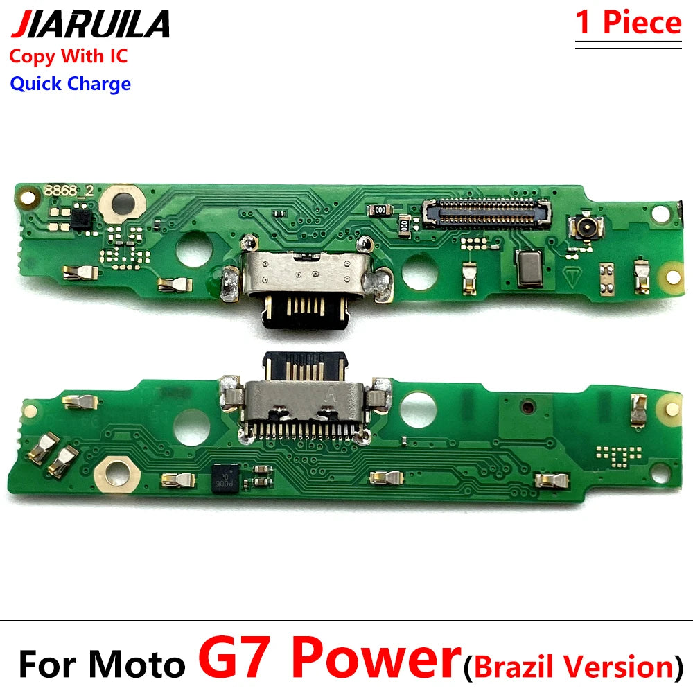 Fast Charger For Moto G9 Power G8 Plus M G7 Power G6 Play USB Dock Charging Dock Port Board With Mic Microphone Flex Cable