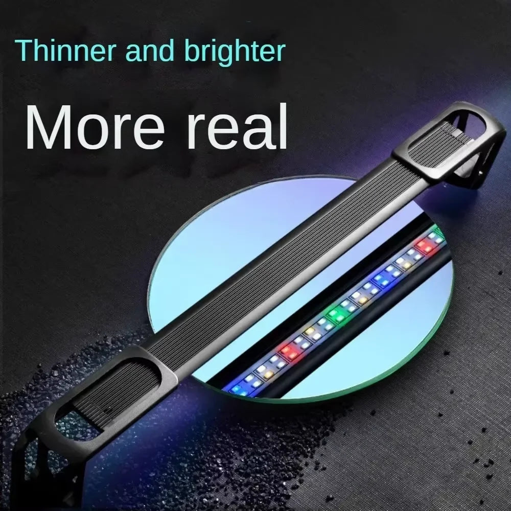 LED Light for Fish Tank Coral Growth Full Spectrum Clear Water Energy Saving Lamp for Aquatic Plants Aquarium Lighting
