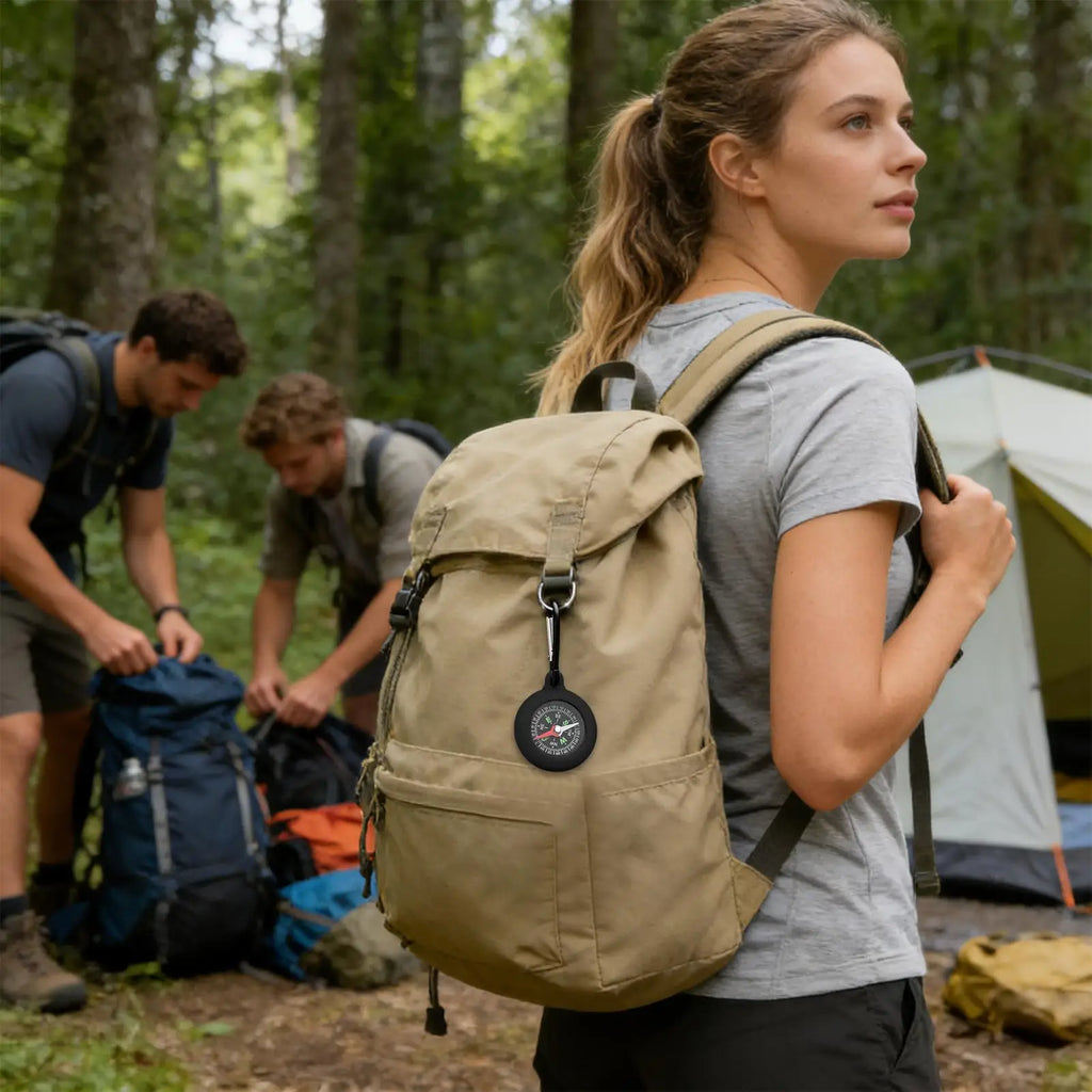Compass for Hiking Compact Waterproof Portable Compass for Camping for Men Women Girls Youth Teens Survival Traveling