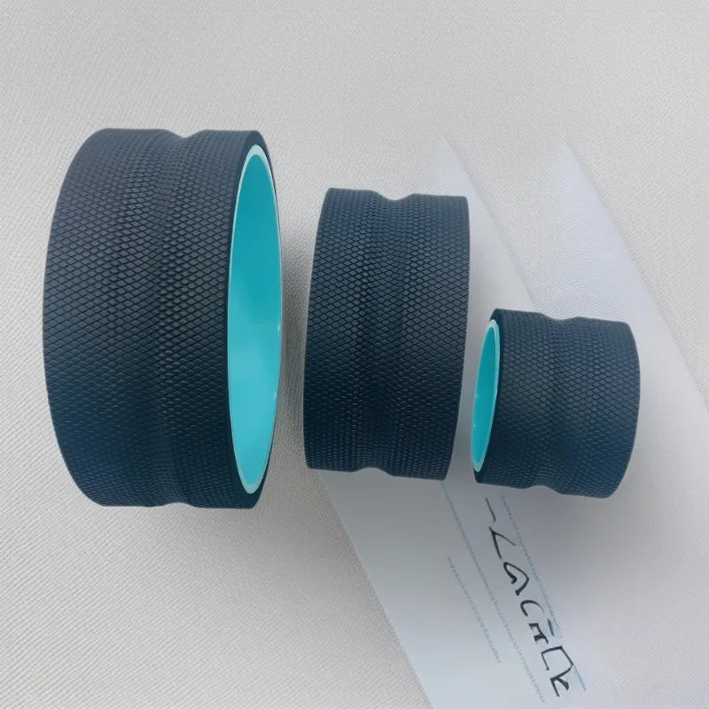 TTSPORTS Pilates Rim Double Color Yoga Wheel for Back Pain Relief