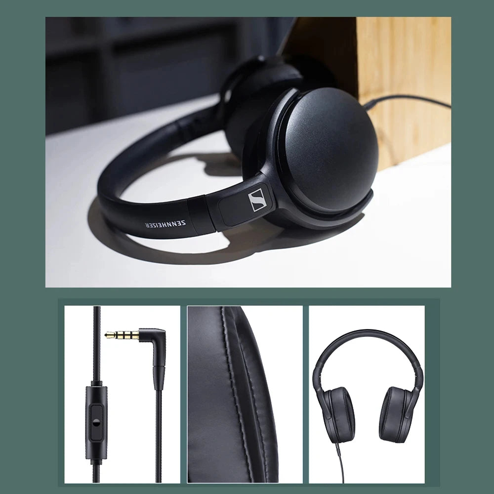 Sennheiser HD400S Headphones Head Mounted Wired with Microphone, Low Bass Noise Reduction, Esports Games Closed Ear Pack