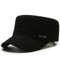 Hat Men's Flat Military Hat Is Simple And Versatile, Middle-Aged Hat Spring And Autumn Duck Tongue Casual Fashion New Style