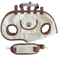 1-Piece Pet Travel Backpack, 3-in-1 Medium Size (Suitable for 4-6.5kg Pets), Pet Dog Backpack, Portable Crossbody Handbag, Shoulder Bag, Small Dog and Cat Pet Outing Bag, Dog Walking Bag