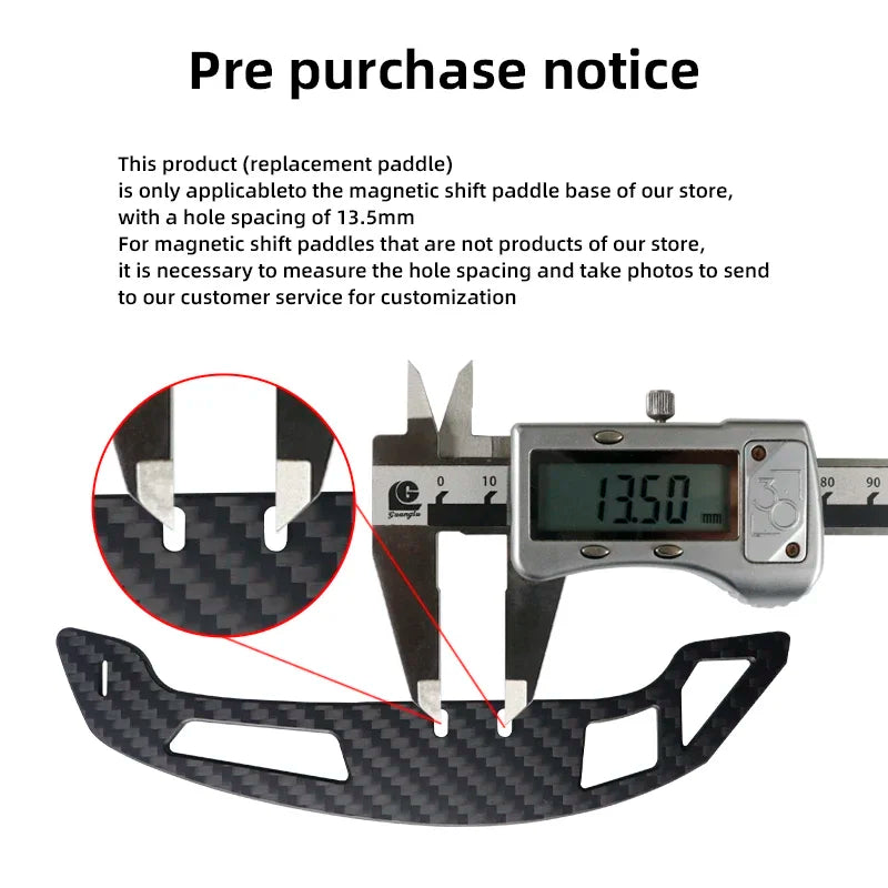 Customized Magnetic Shift Paddles For Audi R8 TT TTRS Steering Wheel Accessories Gear Paddles Carbon Fiber Style