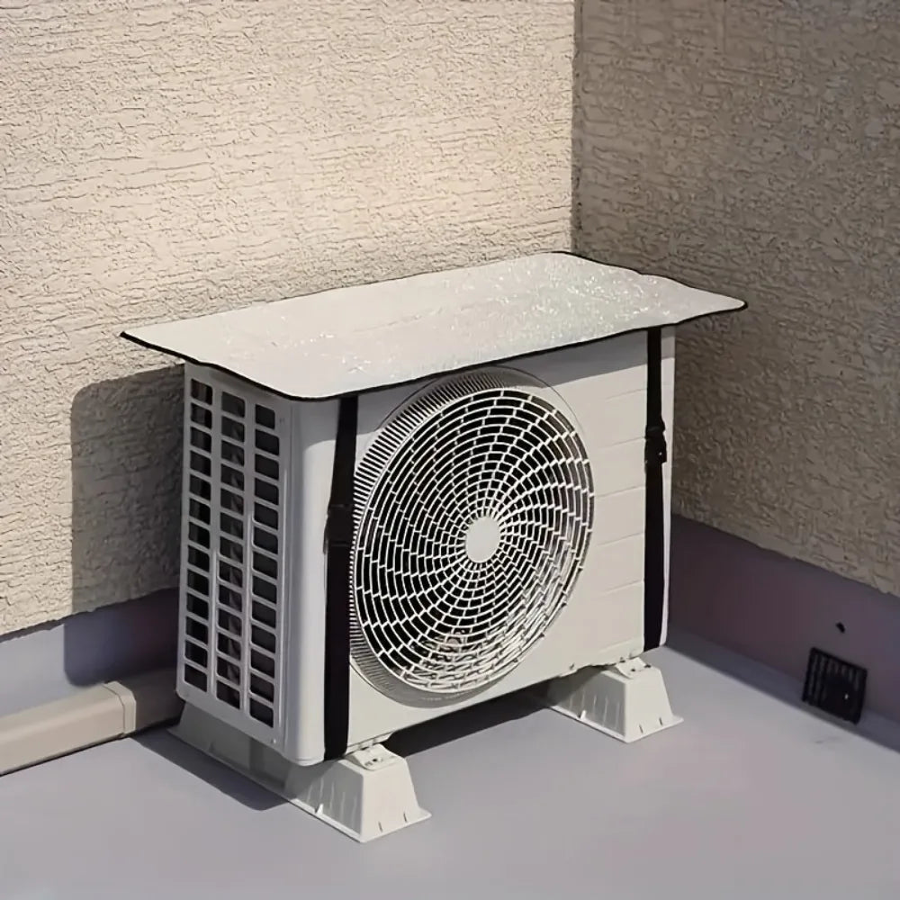 Silver Waterproof Air Conditioner Sunshade, Durable Design for Use InMultipleScenarios Suitable for Outdoor Furniture Protection