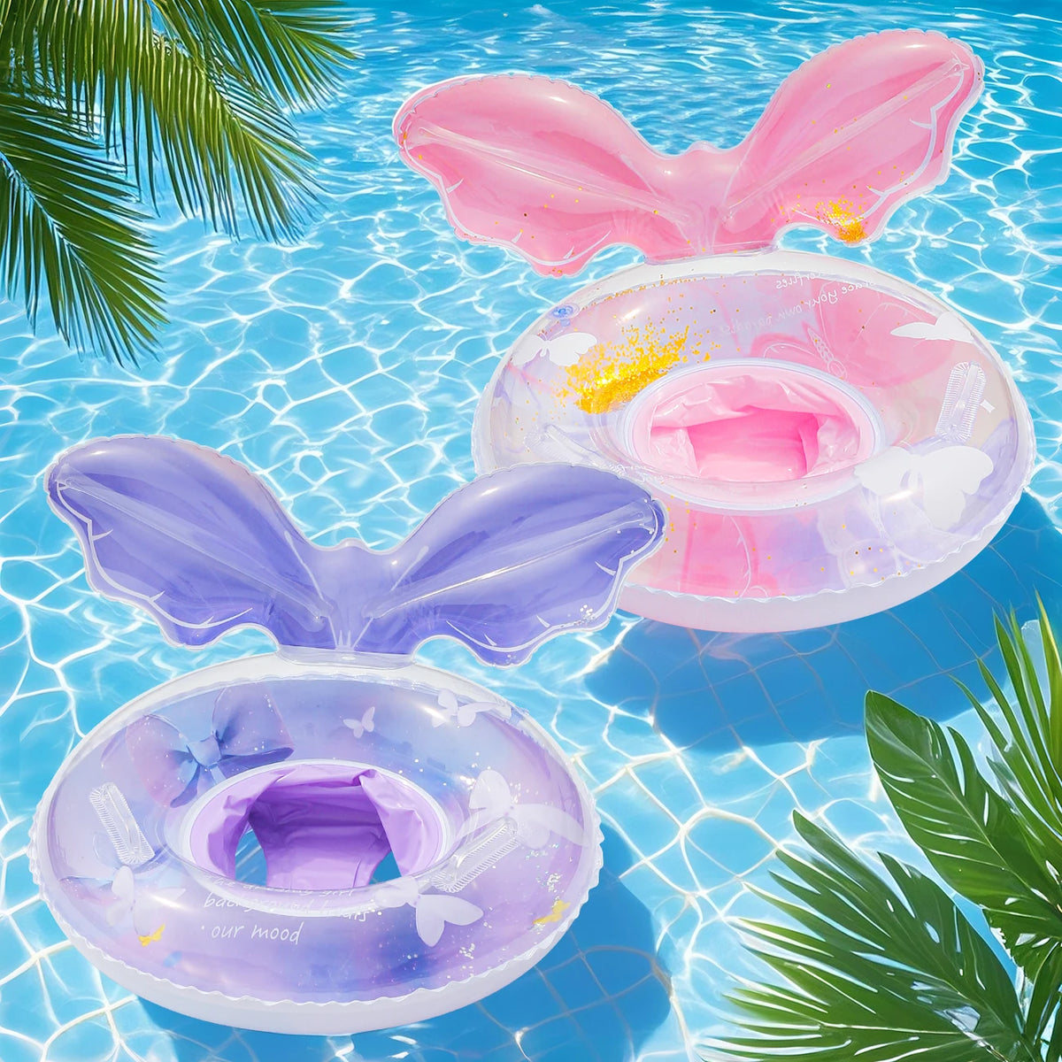 1PC Pool Float Ring, Inflatable Swim Tube, Swimming Accessories, Suitable for Summer Water Sports, Pool Float Gear