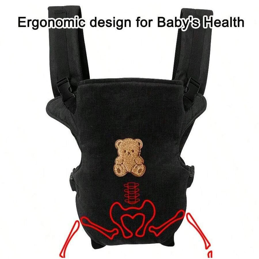 1Pc Ergonomic Multifunctional Baby Carrier - 4-in-1 Portable Baby Travel Gear, with Adjustable and Comfortable Front and Back Straps, the Perfect Gift for Baby's Baby Shower, Halloween, Christmas, and New Year