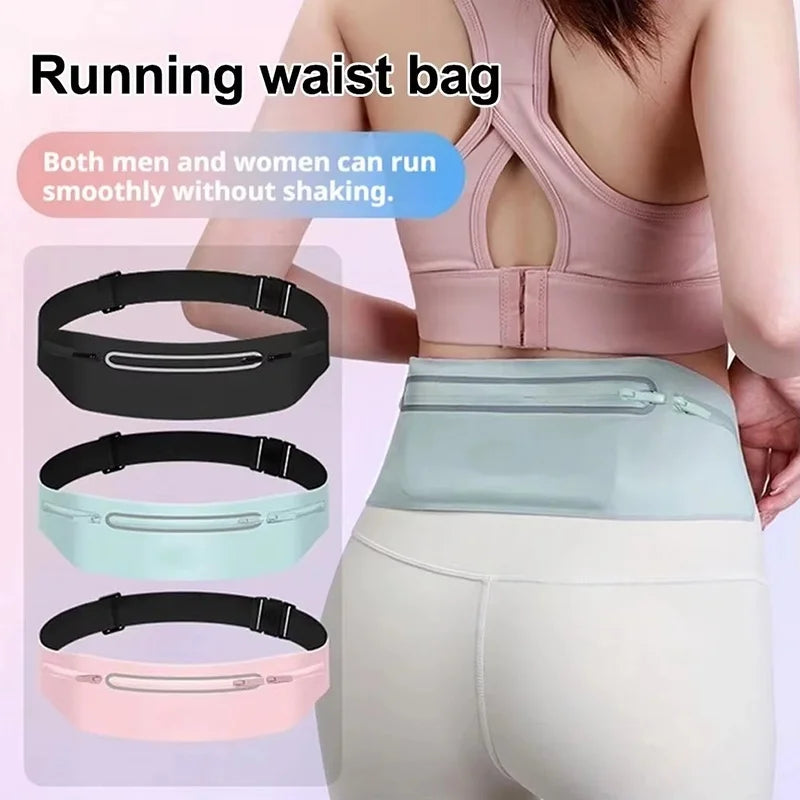 Sports Pack Women Lightweight Waist Bag Running Bags Men Belt Bag Waterproof Gym Phone Pouch Running Travel Outdoor Accessories