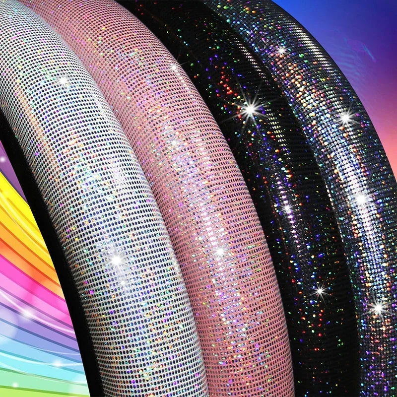 Car Universal 37/38cm Steering Wheel Cover Elastic Handle Cover Colorful Bronzing Diamond BlingBling Steering Wheel Accessories