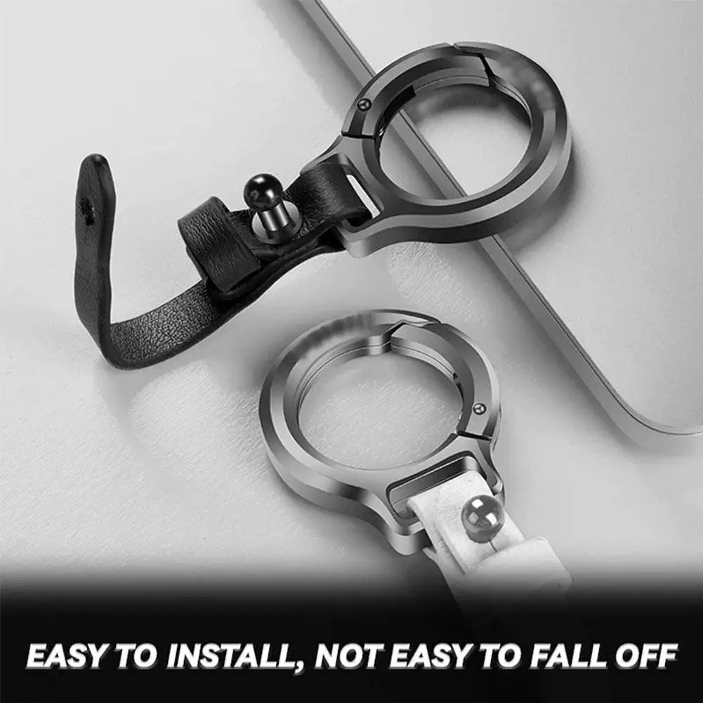 Luxury Key Chain Fashion Keychain Durable Leather For Car Key Ring Holder Horseshoe Buckle Gift Accessories Personalized Car Key