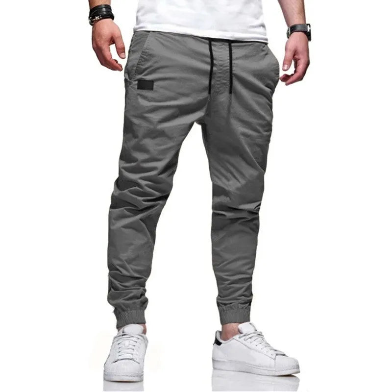 Ultra High Quality New Men's Casual Sports Pants Sweatpants Male Jogger Cargo Harem Pencil Pants Trousers Multi-pocket Sweatwear