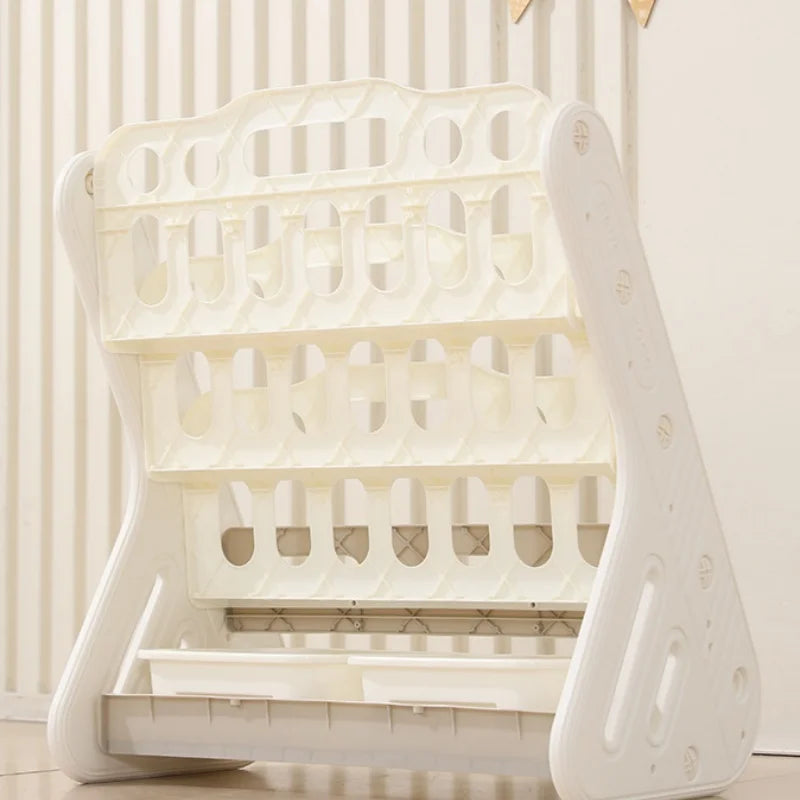 Children's Bookshelf Storage Rack 2-In-1 Toy Storage Cabinet Baby Home Picture Books Rack Floor Standing Books Rack New Arrival