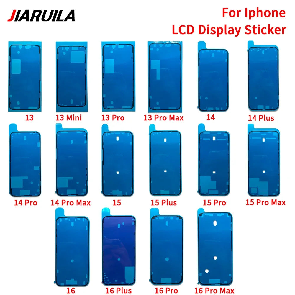 Back Cover Side Waterproof Seal Sticker For Iphone 16 15 14 Pro Max Plus 13 mini Adhesive LCD Screen Frame Seal Tape Repair