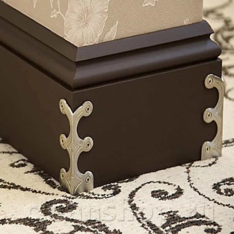 Skirting Board Edge Guards for Furniture & Baseboard Protection, Decorative Metal Wall Protectors, Corner Protectors Furniture