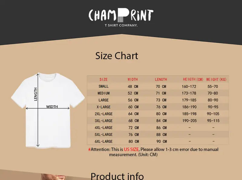 T-shirt en coton blanc pour homme avec un motif de chat jouant de la guitare, col rond simple et manches courtes, présenté sur un fond neutre.