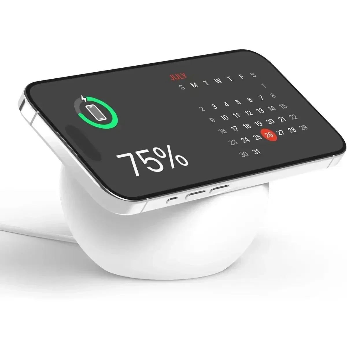 Phone Wireless Chargers Base Holder Silicone Lazy Desktop Stand for Magsafe iPhone 13/14/15/16 Pro Max Charger Dock Accessories