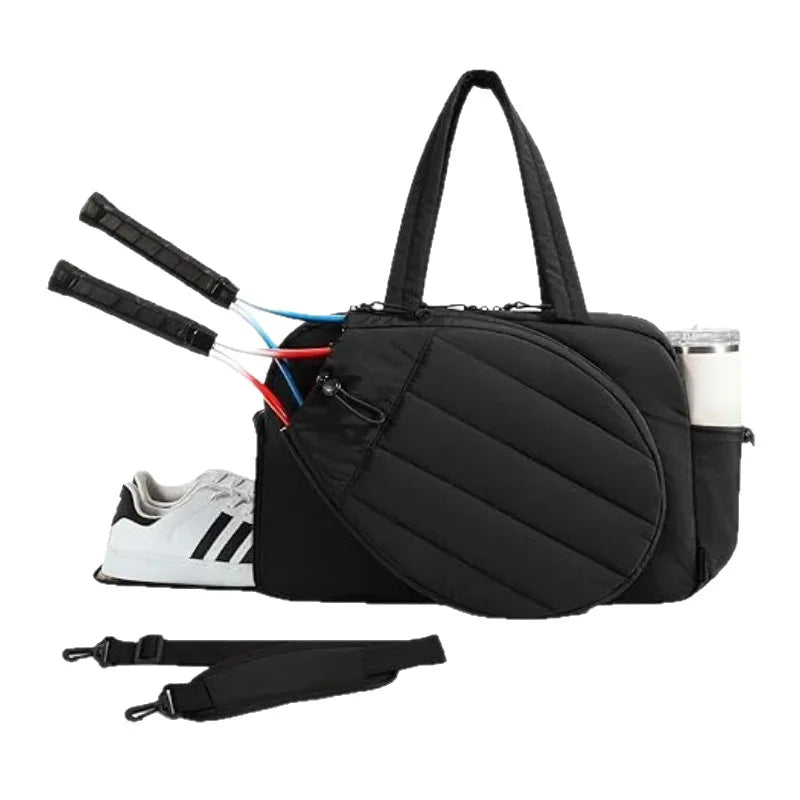 Tennis Rackets Bag Badminton Pickleball Storage Bag Outdoor Travel Sports Training Commuting Shoulder Bags Padel Handbag
