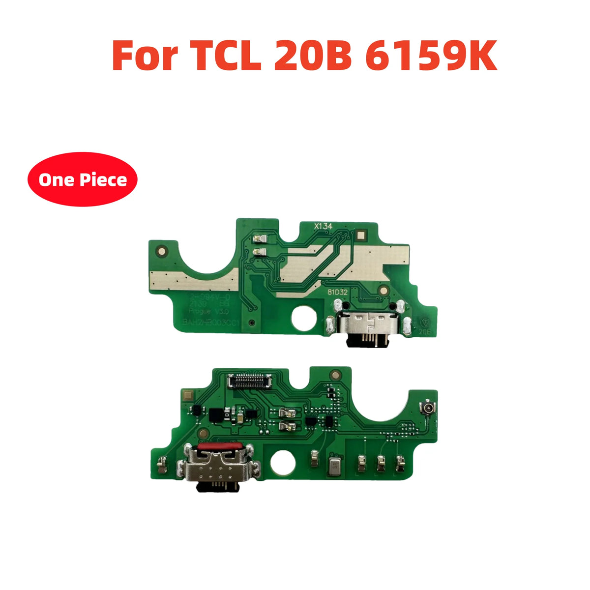 USB Charger Dock Connector Board Charging Port Flex Cable For TCL 20B 6159K