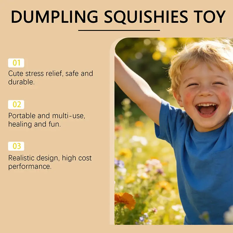 cute squishy dumpling-shaped glitter stress ball slow rebound toy with soft plush texture and realistic details